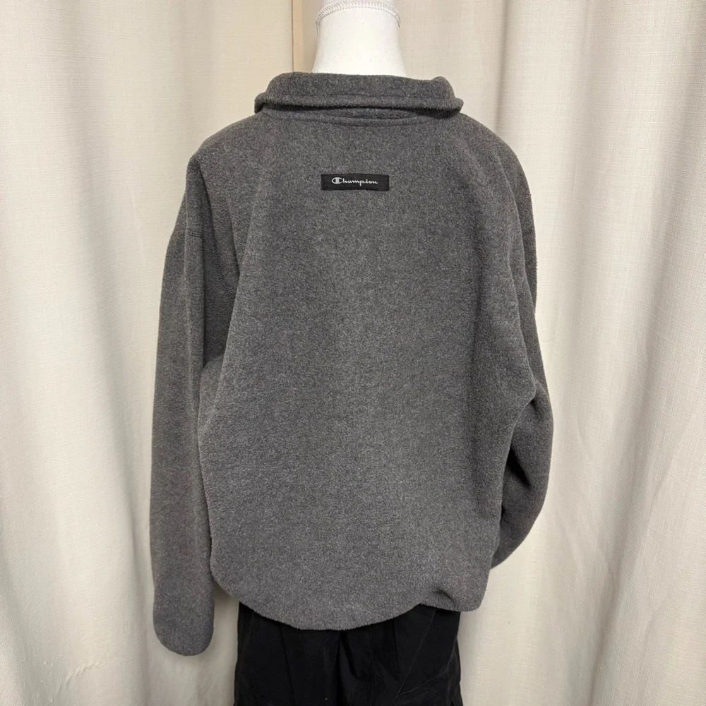 CHAMPION Vintage Half-Zip Sherpa Sweater - Picture 4 of 6